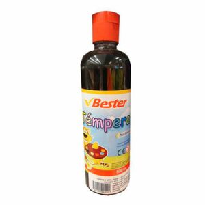 Tempera Escolar 500ml Negro Bestemp047