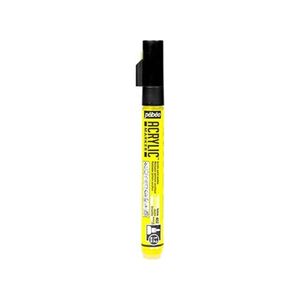 Marcador Acrílico 1.2mm Pta Redonda Amarillo