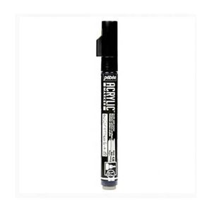 Marcador Acrílico 1.2mm Pta Redonda Negro