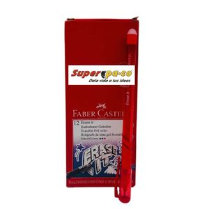 Bolígrafo Pta Media Rojo Gel Borrable 347621 /347721