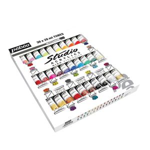 Acrílico Studio Jgox30un Tubo 20ml Incluye Pincel 668400