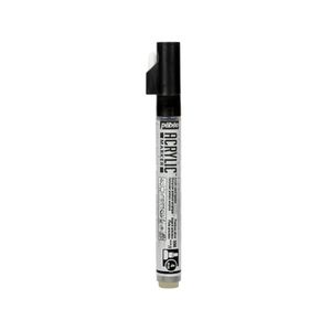 Marcador Acrílico 4mm Pta Redonda Plata