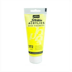 Acrílico Studio 100ml Fluorescente Amarillo 832372