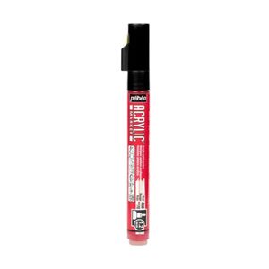 Marcador Acrílico 1.2mm Pta Redonda Rojo