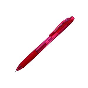 Bolígrafo 05mm Rojo Gel Retráctil Punta Acero Grip Bln105Bx