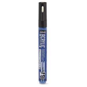 Marcador Acrílico 1.2mm Pta Redonda Cian
