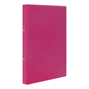Carpeta 02 Anillos Oficio Plástica Rosado