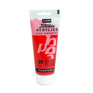 Acrílico Studio 100ml Escarlata Quincacridone Ref. 831020