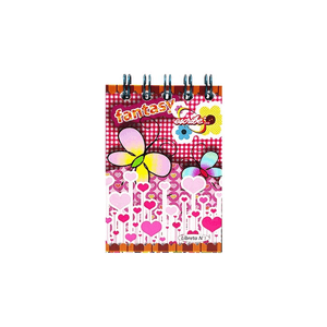 Libreta Espiral Cuadros 100hjs.Pasta Dura Varios Diseños
