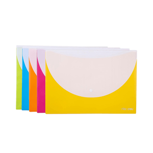 Sobres Plásticos A Con Broche Horizontal Colores Pastel E89