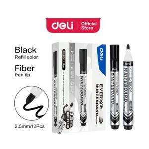 Marcador Pizarra Pta Redonda Negro U016-Bk
