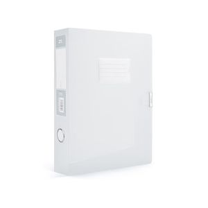 Caja Plástica Para Archivo Transparente 320x240x55mm 63211