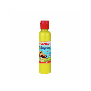 Tempera Escolar 250ml Amarillo Bestemp037