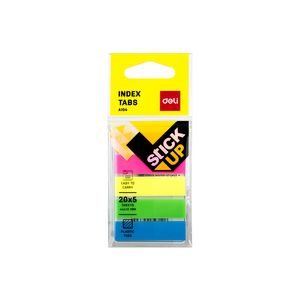 Banderita 43mmx12mm 5colores 20hjs Neón Ea10402