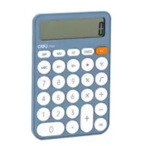 Calculadora 12 Dígitos Escritorio Azul Ref Em124