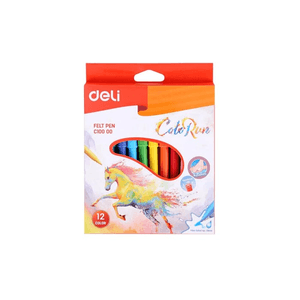 Marcador Escolar Pta Fina Jgox12un Lavables Ec10000