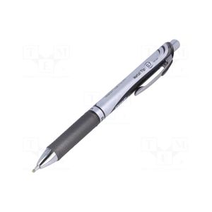 Bolígrafo 0.7mm Negro Gel Retráctil/Punta Acero/Grip Bl77-A