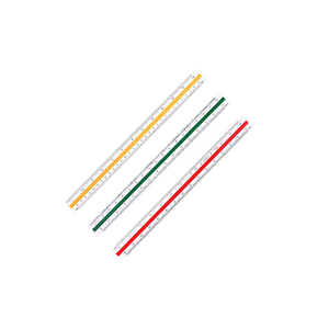 Escalimetro Triangular 30cm Plastico E8930
