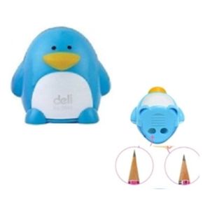 Sacapuntas Escolar 2 Serv Con Recole Pingüino E0563