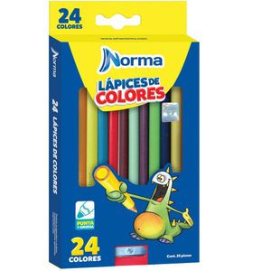 Lápices Colores Largos Redondos Jgox24un 584204