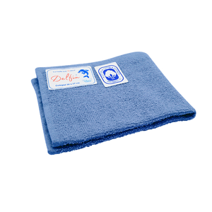 Toalla Facial Escolar 30x27cm Azul Piedra