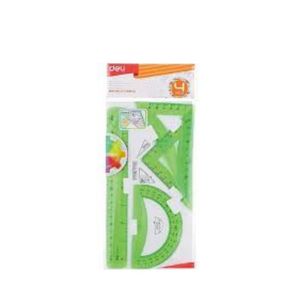 Juego Geométrico Regla 20cm 4pzs Eg00402