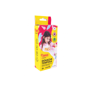Muestra Tempera Escolar Cjax6un Colores Pastel N.520p 35ml