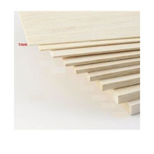 Balsa Plancha 01mmx300mmx600mm