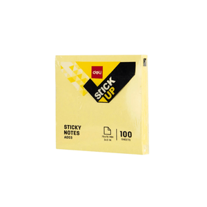 Notas Quita Y Pon 76x76mm 100hjs Amarillas Ref.Ea00353