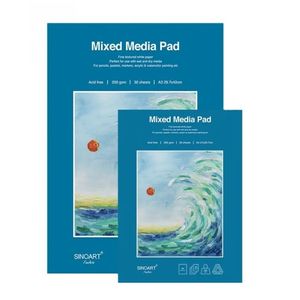 Block De Dibujo Sinoart Mix Media A4 30hjs 200gr Sfz047