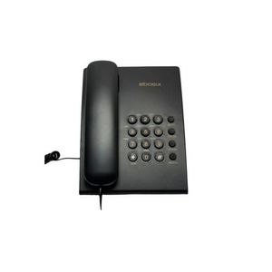 Telefono Alambrico Kxts500bk Para Escritorio Negro
