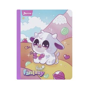 Cuaderno Cosido 100hjs 2 Líneas Peluche