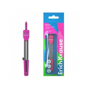 Compas Escolar 120mm En Blister Neon Rosa 61282 Metálico