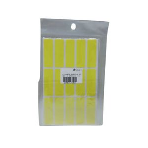 Etiquetas Adhesivas T-3 1.4cmx4.5cm Amarillo