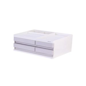 Caja Organizadora 8904 Celeste Pastel 4divisiones