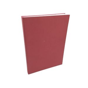 Cuaderno Empastado Cuadros S/Indice D.Actas Rojo 300hjs
