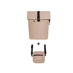 Mochila Element Roll Top Beige + Square Bag Element Beige