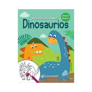 Aprendo Coloreando Dinosaurios