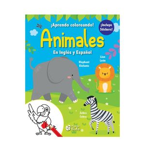 Aprendo Coloreando Animales Ingles Español