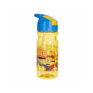 Botella Tomatodo C/Pitillo Minions 600 Ml 1091