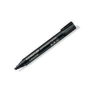 Marcador Permanente Pta Biselada Negro 350-9