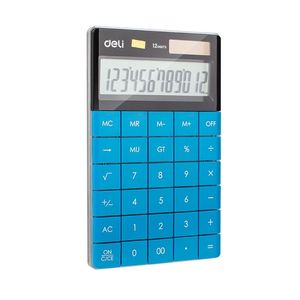Calculadora Dl 12 Digitos Azul Ref E1589
