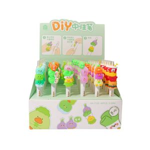 Bolígrafo Fantasía Gel Vegetales Flexible Kuki Kk-7125