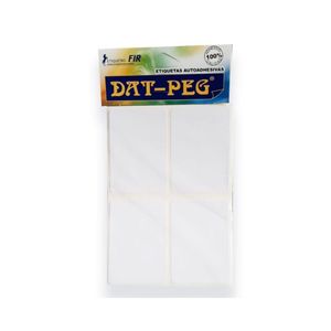 Etiquetas Adhesivas T-8 6.3cmx4.45cm Blanco 04un Pqtx10hjs