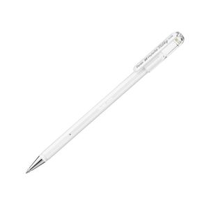 Bolígrafo Pentel Roller Gel Hybrid Milky Pastel 8mm Blanco