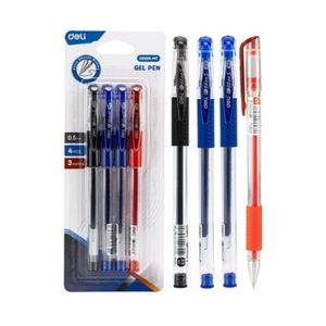 Set Bolígrafo Deli Gel 0.5mm C-Tapa Nar X4 6941798491042