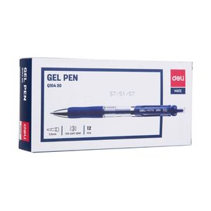 Boligrafo Deli Gel Pen Azul 0.5mm Eq10430