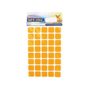 Etiquetas Adhesivas T-15 1.58cmx1.58cm Naranja Pqtx11hjs
