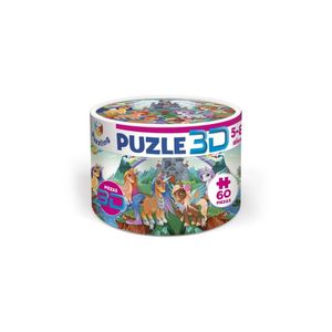 Juego Rompecabezas 3d Unicornios