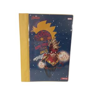 Folder Plastico Oficio Cap Marvel